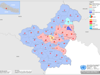 This map presents major caste group and it's composition based on CBS 2011 data of Pyuthan.